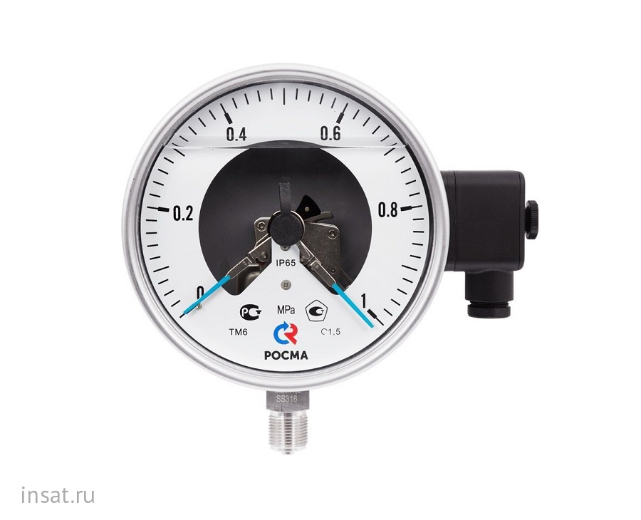 Манометр ТМ6 (ТМ-621.05) РОСМА - цена, описание, характеристики - ИнСАТ